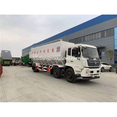 Dongfeng 6x2 truk transportasi pakan curah